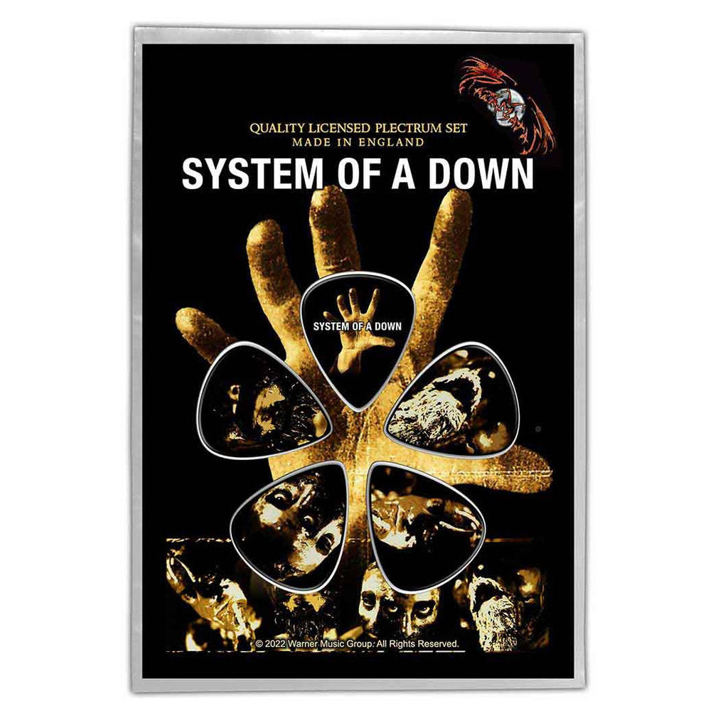 System Of A Down Plektrum Hand 5er-Set