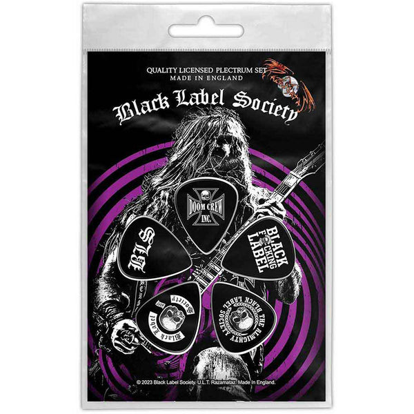Black Label Society Plektrum Zakk Wylde 5er-Set