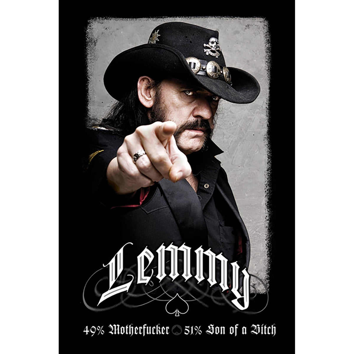 Motörhead Poster Lemmy 49% MOFO