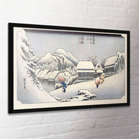 Utagawa Hiroshige Poster Kambara