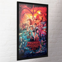 Stranger Things Poster Seasons Montage
