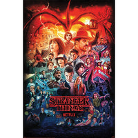 Stranger Things Poster Seasons Montage
