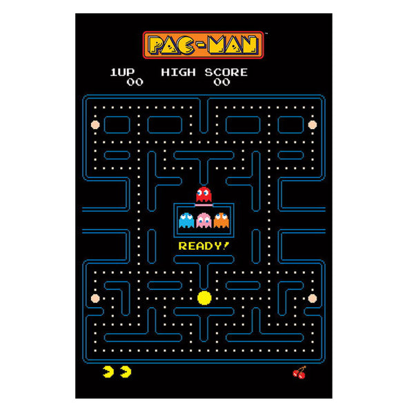 Pac-Man Poster Labyrinth