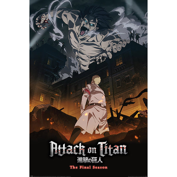 Attack On Titan Poster Eren Onslaught