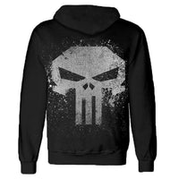 The Punisher Kapuzenpullover Skull With Metallic Ink Hoodie
