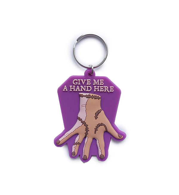 Wednesday Schlüsselanhänger Give Me A Hand Keyring