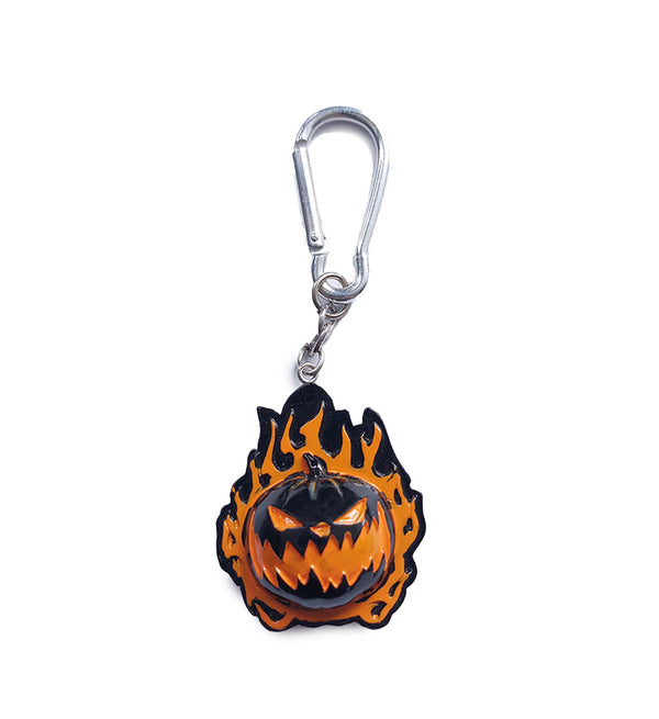The Nightmare Before Christmas Schlüsselanhänger Flaming Pumpkin 3D Keyring