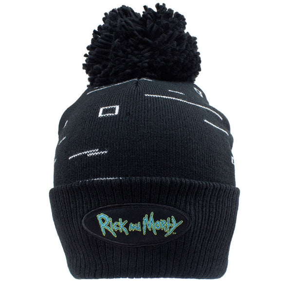 Rick And Morty Mütze Pixel Print Beanie