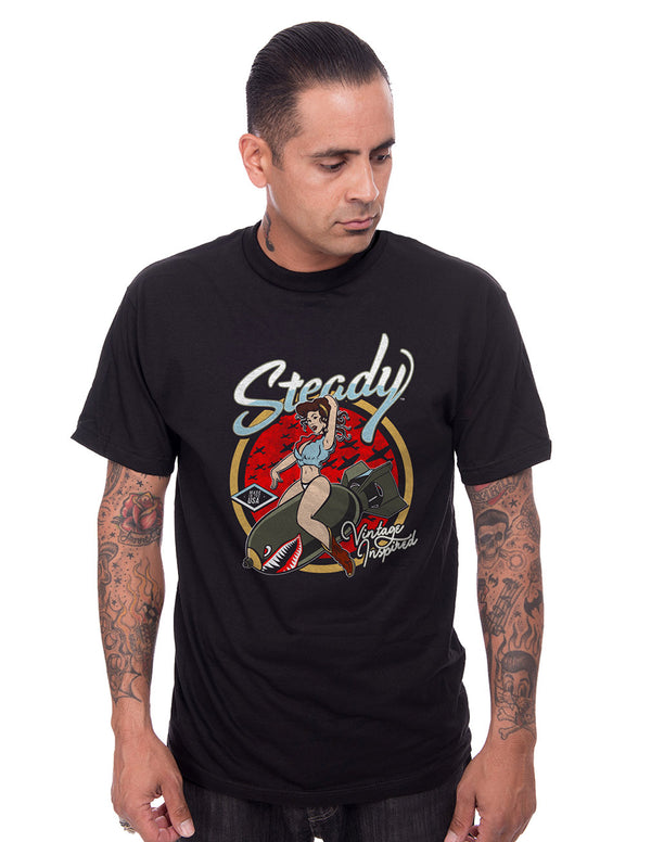 Steady Clothing T-Shirt Bomber Girl
