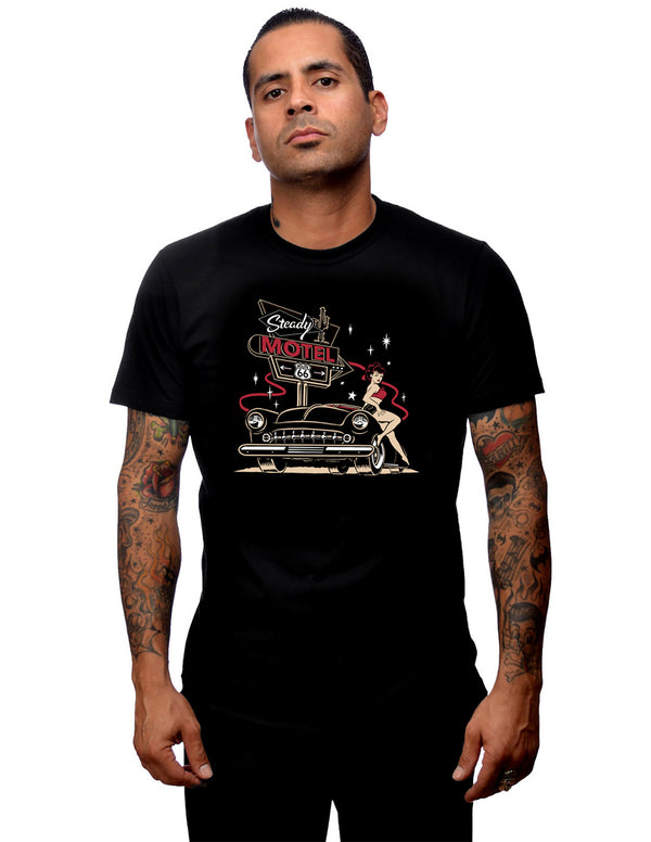 Steady Clothing T-Shirt Motel 66