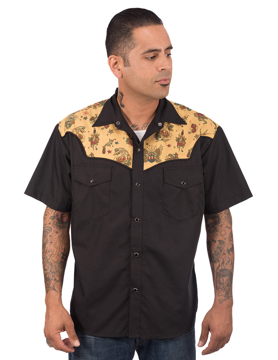 Steady Clothing Hemd Tattoo Flash