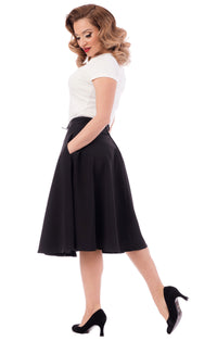 Steady Clothing Tellerrock Pocket High Waist Thrills Schwarz