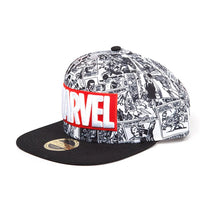 Marvel Comics Snapback Cap Classic Red And White Logo