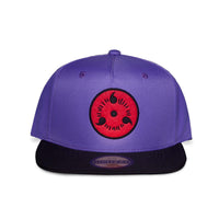Naruto Shippuden Snapback Cap Sasuke Lila