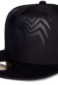 Venom Snapback Cap All Black Logo