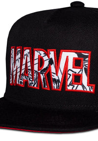 Marvel Comics Snapback Cap Panels Logo