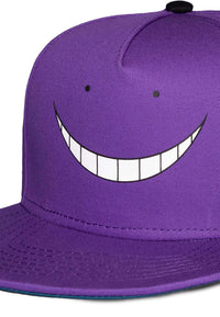 Assassination Classroom Snapback Cap Koro-Sensei Purple