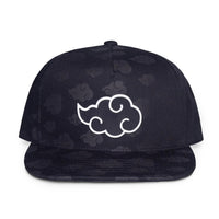 Naruto Shippuden Snapback Cap Tonal Akatsuki Cloud