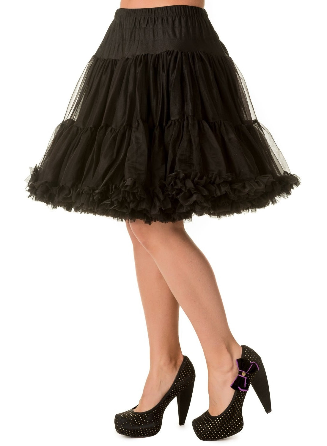 Banned Retro Petticoat Walkabout Schwarz
