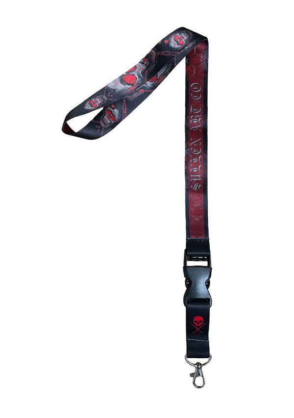 Sullen Clothing Schlüsselanhänger Glow Skull Lanyard