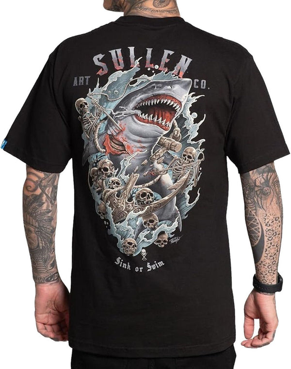 Sullen Clothing T-Shirt Shark Battle
