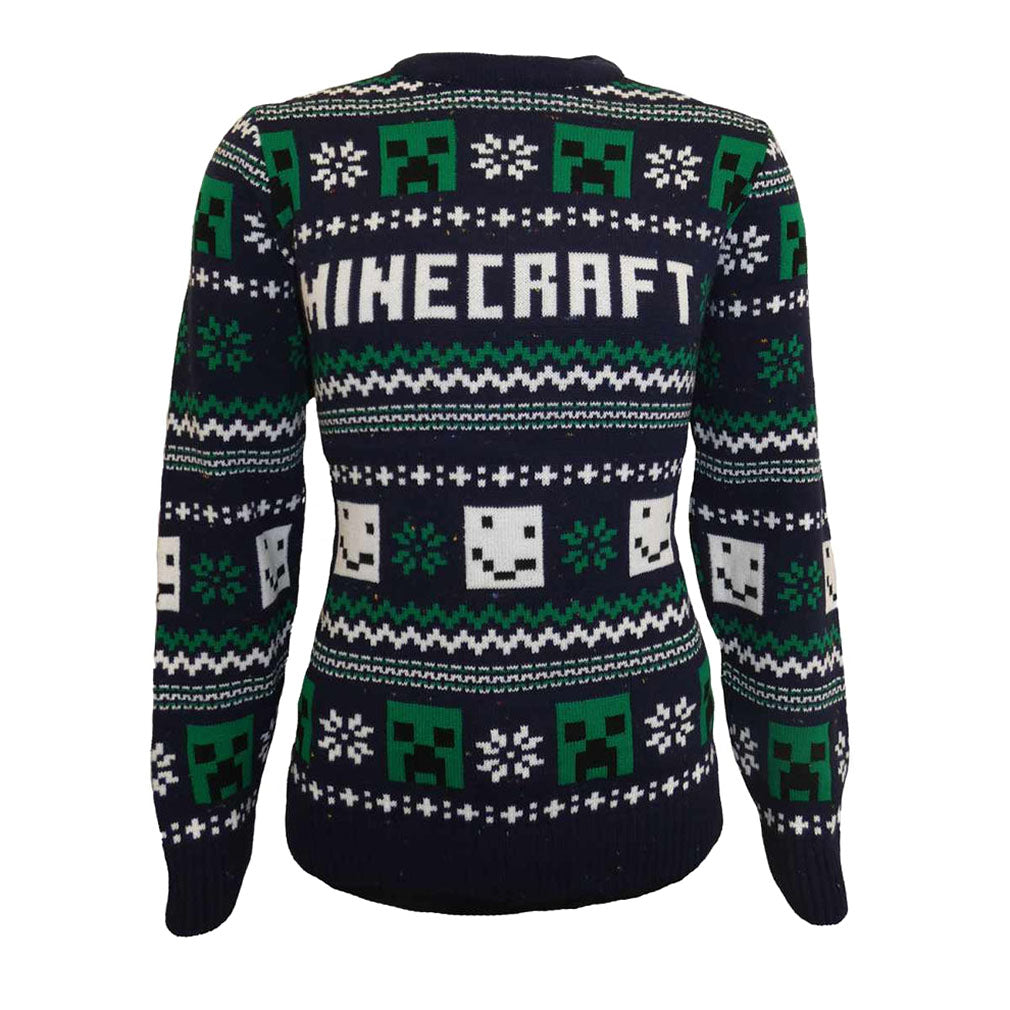 Minecraft Weihnachtspullover Creeper Pattern