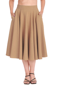 Banned Retro Tellerrock Sway Swing Tan