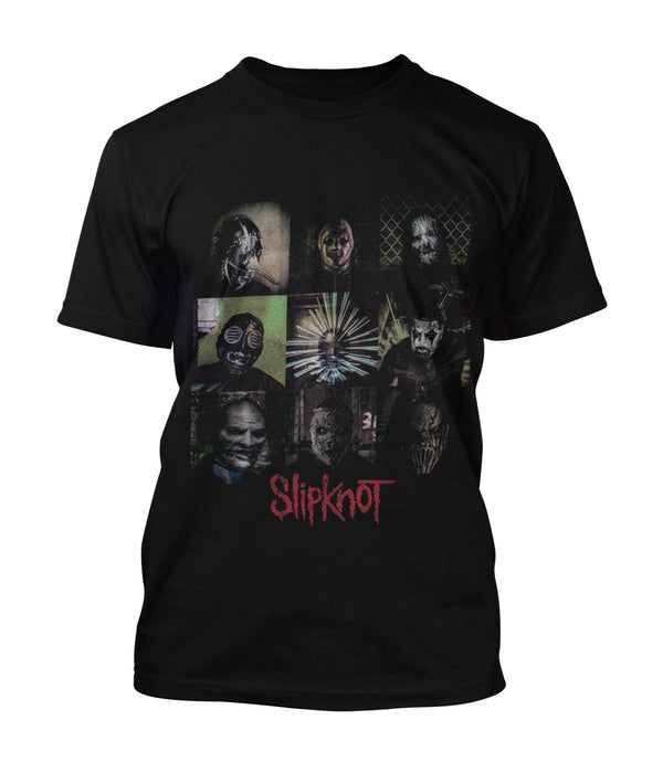 Slipknot T-Shirt Blocks (Front & Back Print)