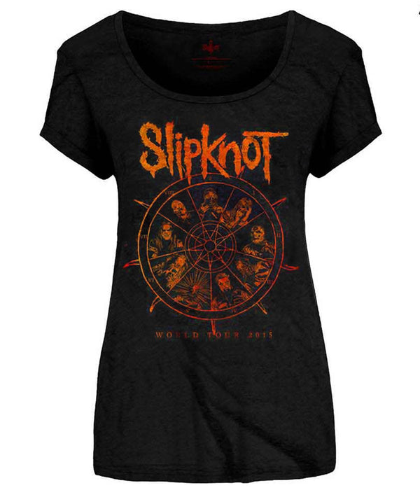 Slipknot T-Shirt The Wheel (Front & Back Print)