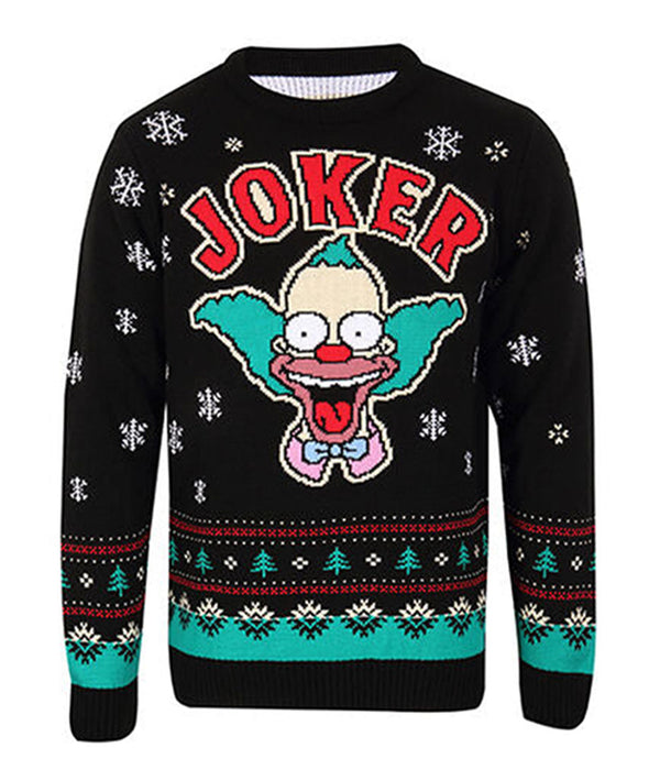 Die Simpsons Weihnachtspullover Krusty Joker