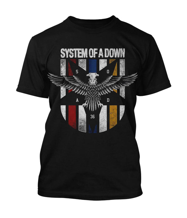 System Of A Down T-Shirt Eagle Colours