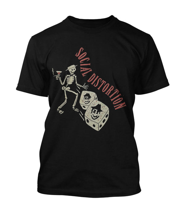 Social Distortion T-Shirt Skully Dice Vintage