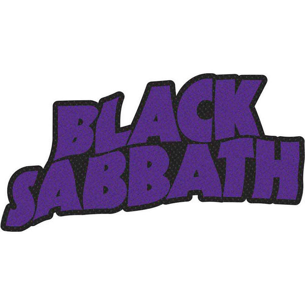 Black Sabbath Aufnäher Logo Cut Out Sew-On Patch