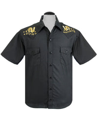 Steady Clothing x Sun Records Western Hemd Rooster Crow
