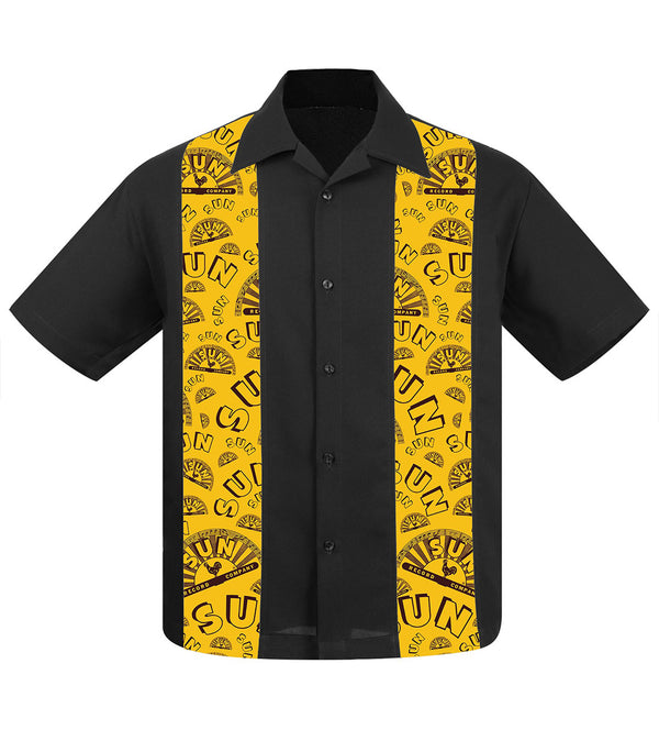 Steady Clothing Sun Records Bowling Hemd Logo Mini Panel