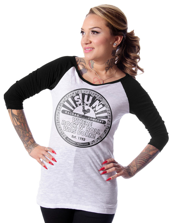 Steady Clothing x Sun Records 3/4-Arm T-Shirt Sun Original