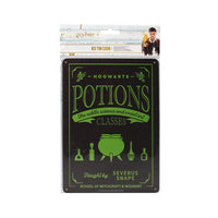 Harry Potter Blechschild Potions