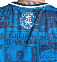 Sullen Clothing X Suicidal Tendencies Basketball Tank Top Posted Jersey Blau