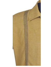 Steady Clothing Hemd The Jacob Wheat Senfgelb