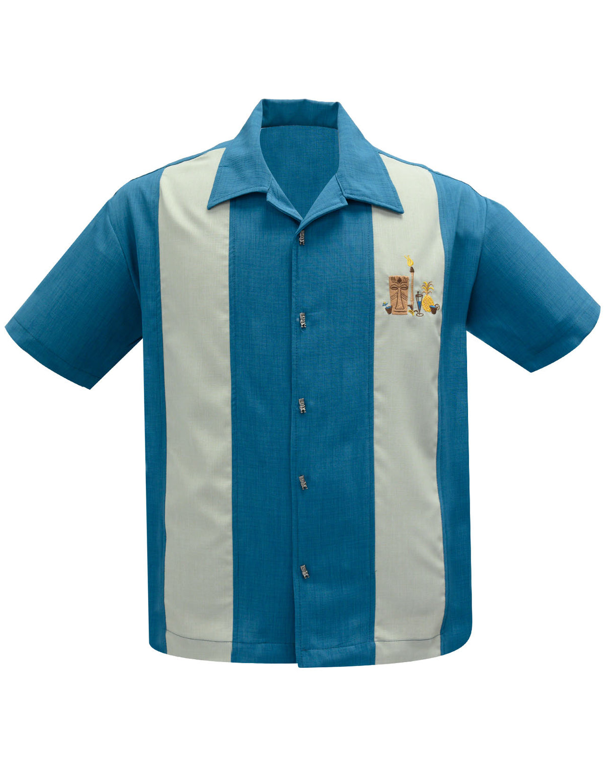 Steady Clothing Hemd The Mickey Pacific Blau