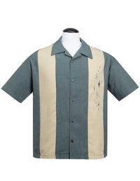 Steady Clothing Hemd Mid Century Marvel Charcoal