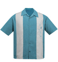 Steady Clothing Hemd Mid Century Marvel Pacific Silver