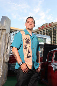 Steady Clothing Bowling Hemd Hula Palm Pacific