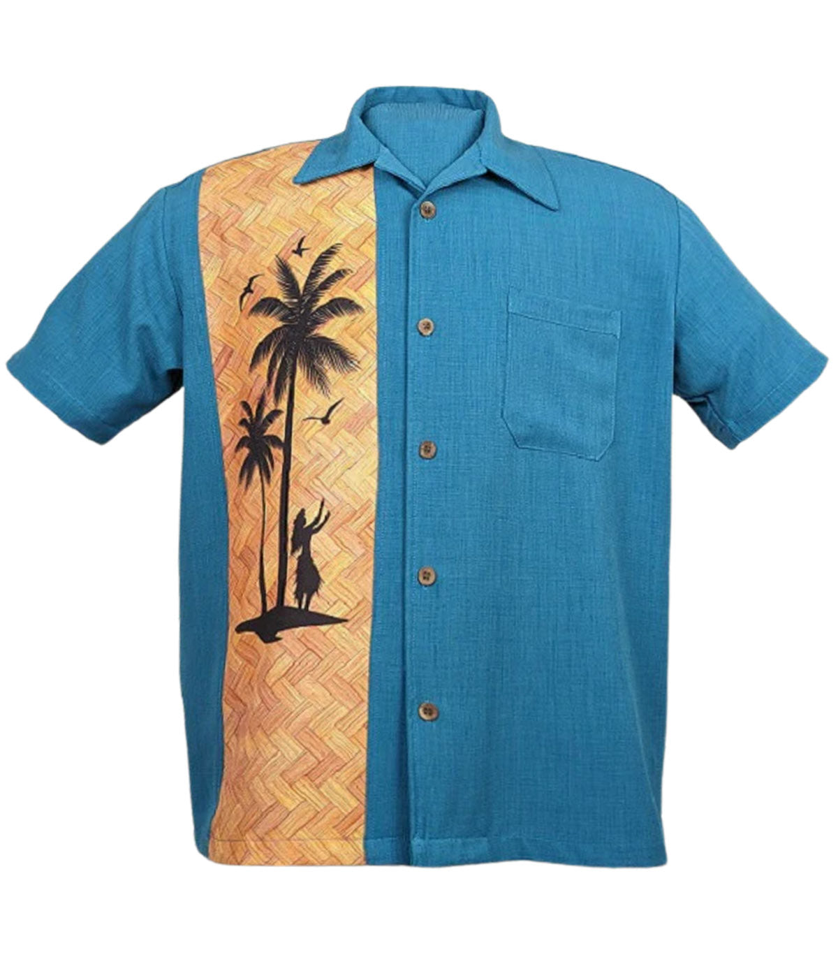 Steady Clothing Bowling Hemd Hula Palm Pacific