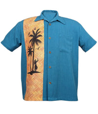 Steady Clothing Bowling Hemd Hula Palm Pacific