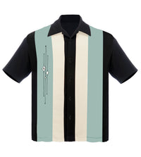 Steady Clothing Hemd The Finley Black Mint Cream