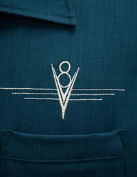 Steady Clothing Hemd V8 Classic Teal Grün