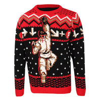 Street Fighter Weihnachtspullover Ryu Punch Up