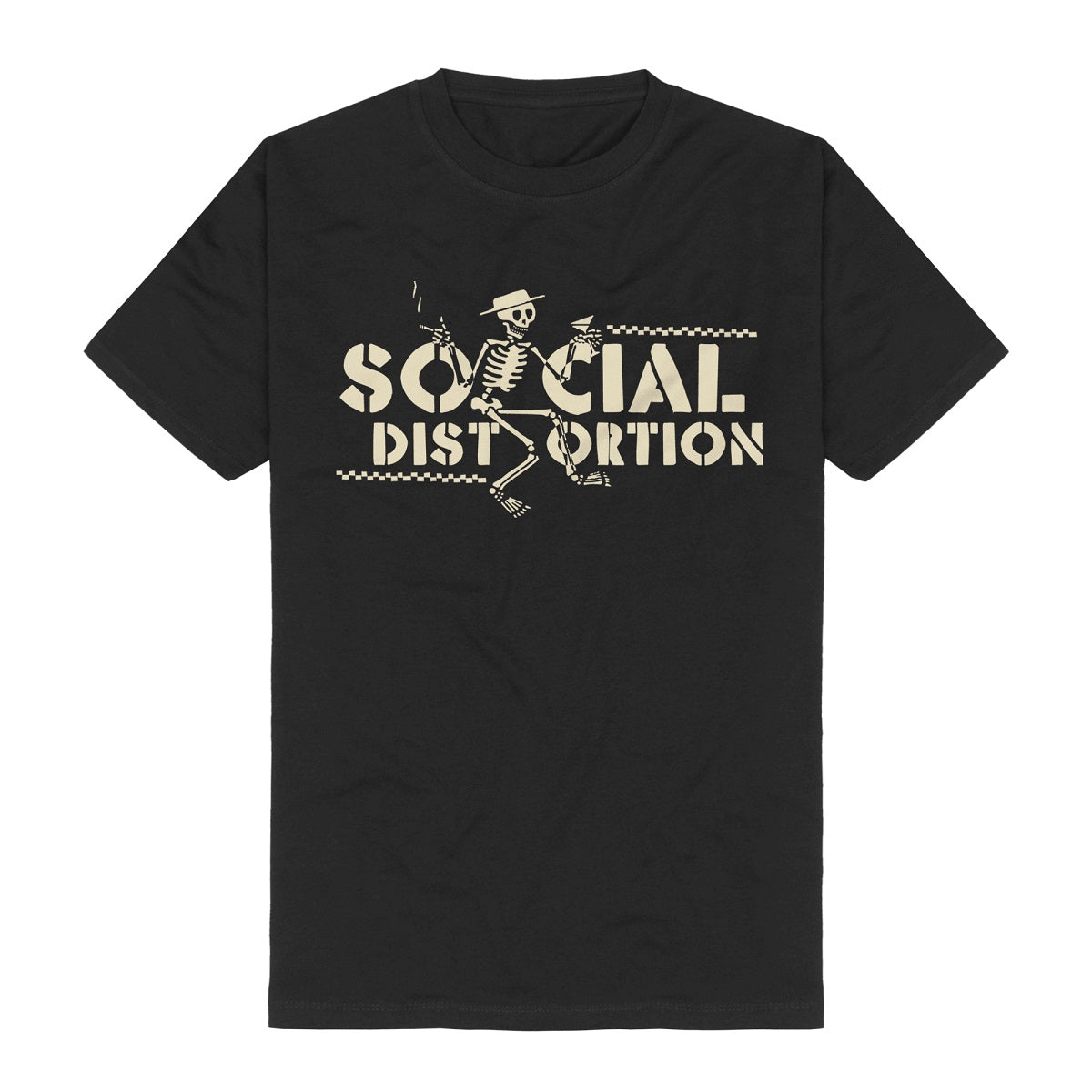 Social Distortion T-Shirt Checkered Skellie