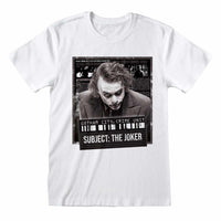 Batman T-Shirt The Joker Mug Shot